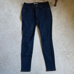 LC Lauren Conrad Women's Navy Skinny Jeans